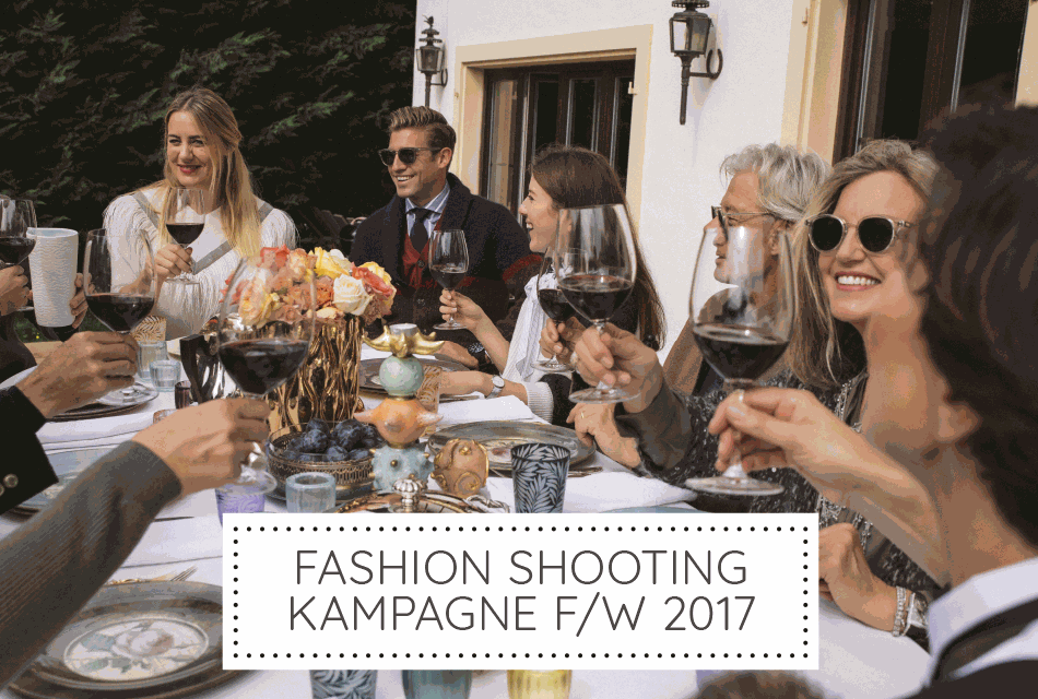 Fashionshooting AW17 Menschen am Tisch