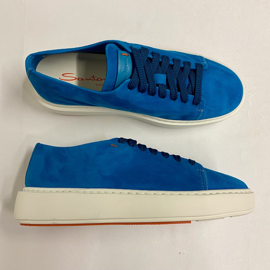 SANTONI Sneaker SUEDE